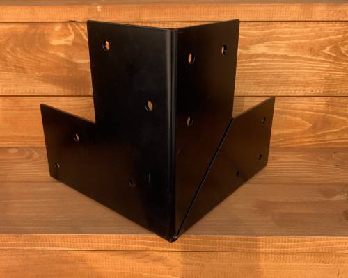 Кронштейн для бруса угловой 100х100 мм.